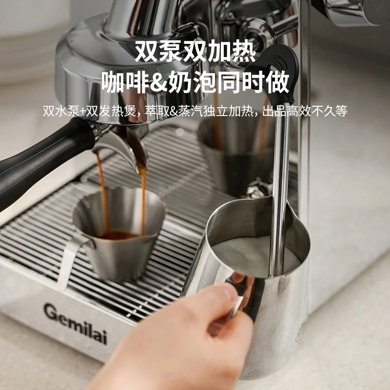 ماكينة إسبريسو منزلية صغيرة شبه أوتوماتيكية من Gemilai Pro 3006H Owl #2