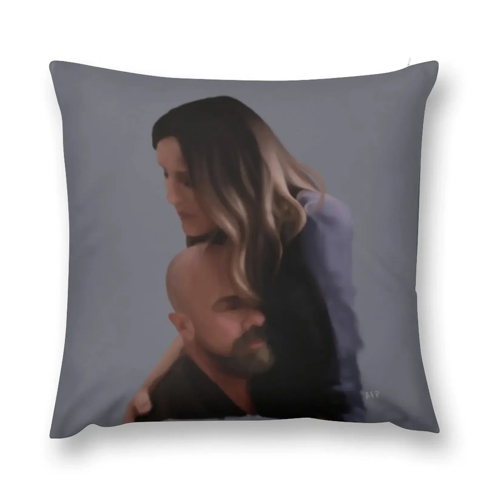 

Elliot Stabler and Olivia Benson Painting Throw Pillow Cushion Cover pillows decor home Couch Pillows pillow