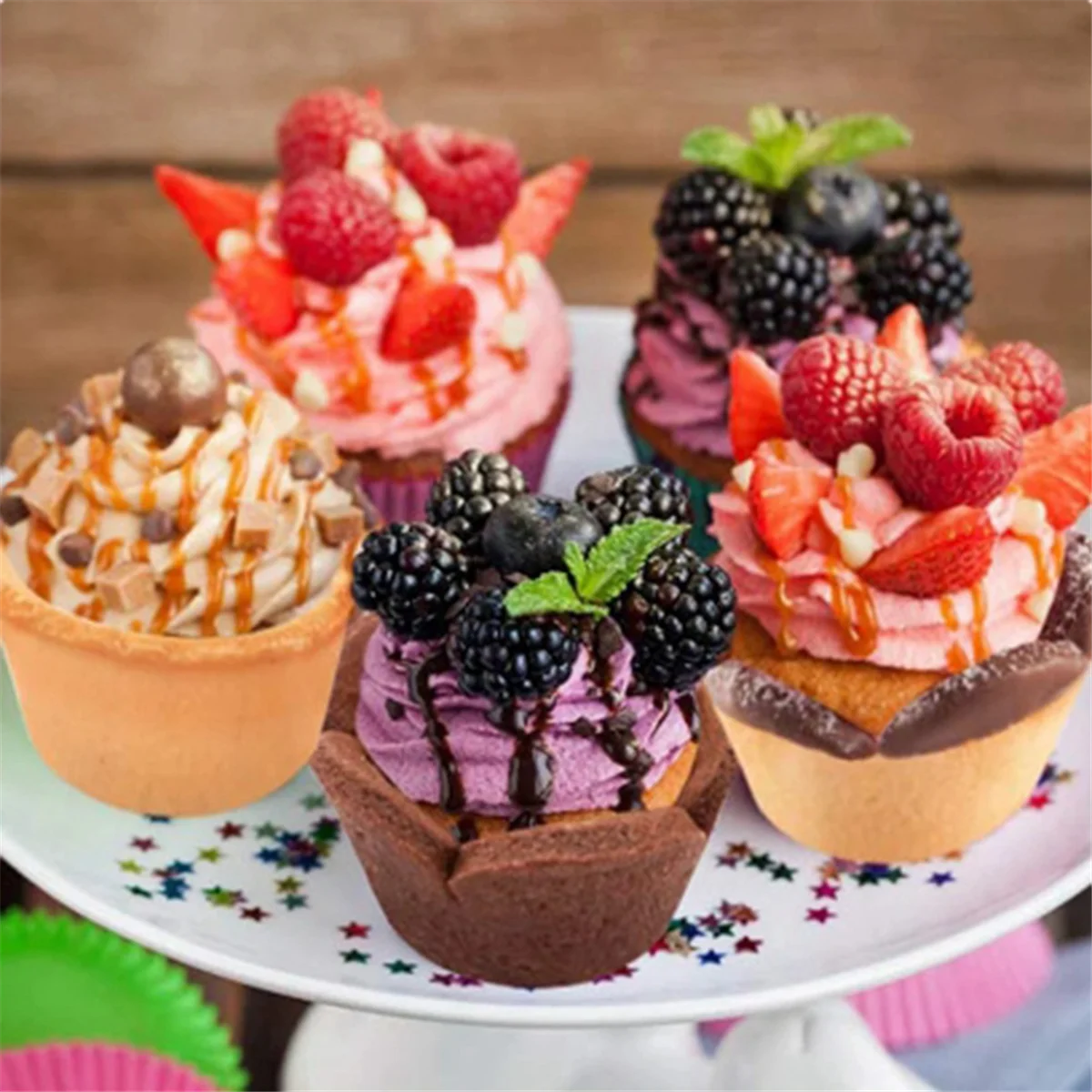 Tart Shells Mold Pastry Tamper Mini Tart Tamper Round Tartlet/Tarts Shell Maker Baking Tool