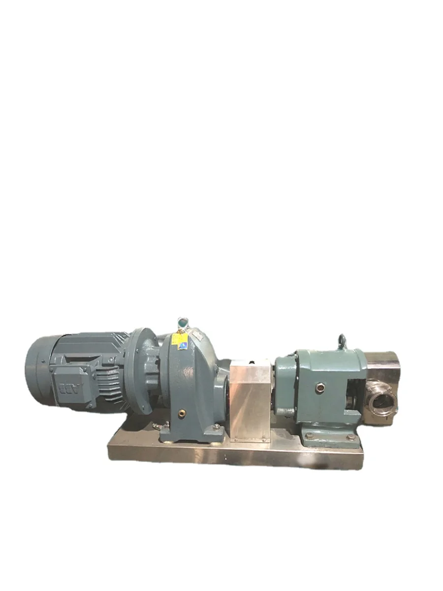 

High viscosity rotor pump, cam pump, stainless steel filling machine accessories, sanitary grade double rotor sauce extractor