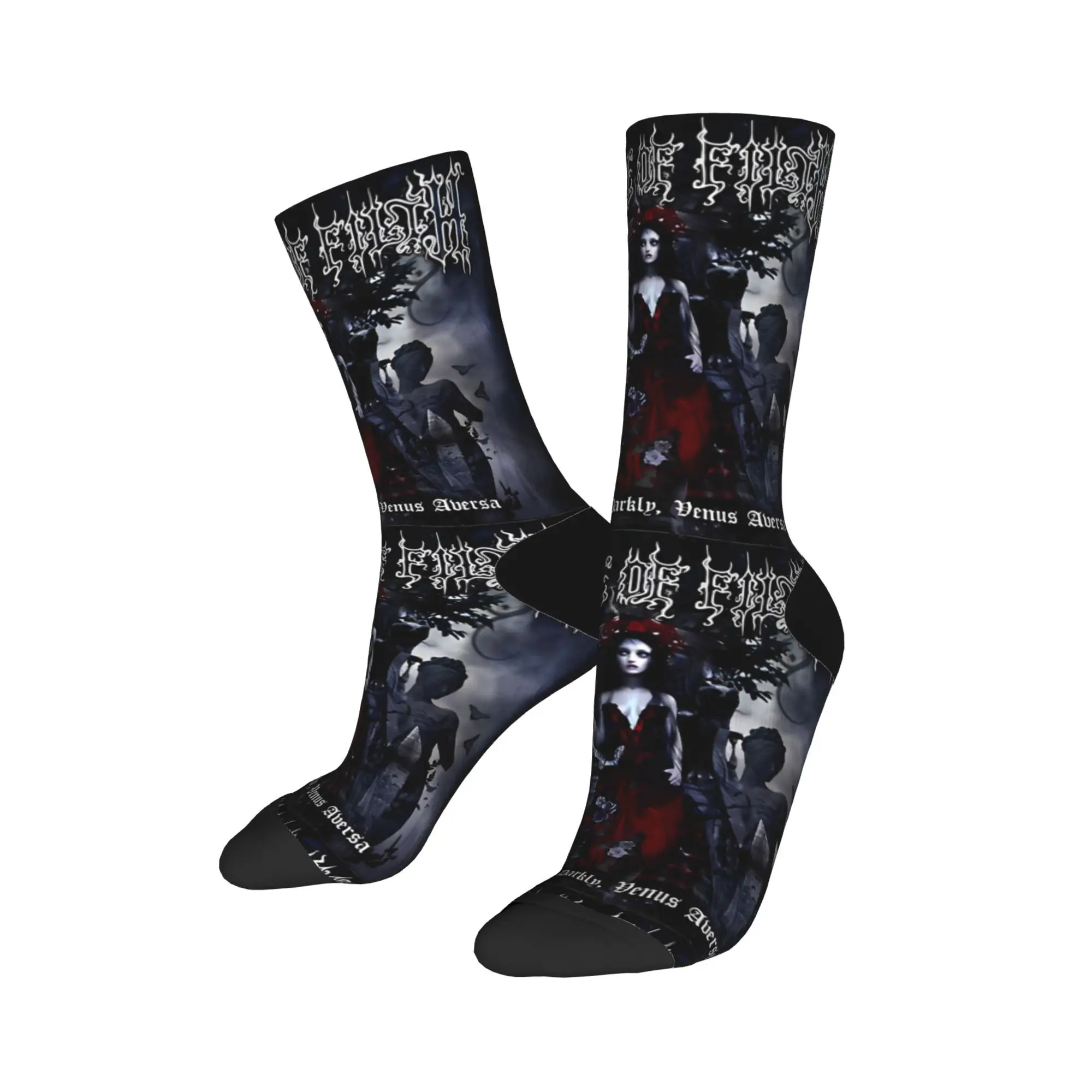 New Men's Socks Harajuku Cradle Of Filth Darkly Aversa Sock Polyester  Graphic Women's Socks Spring Summer Autumn Winter