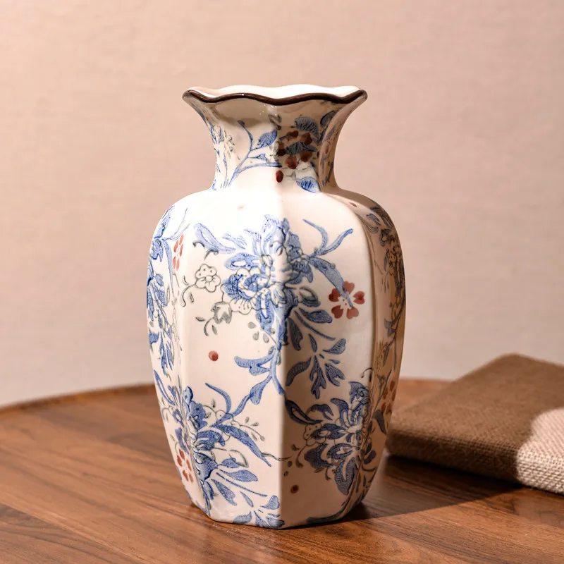 

Living Room Hydroponic Vases Bottle Pots Plants Office Vases Table Decorations Ceramic Home Decor Vase MH40HP