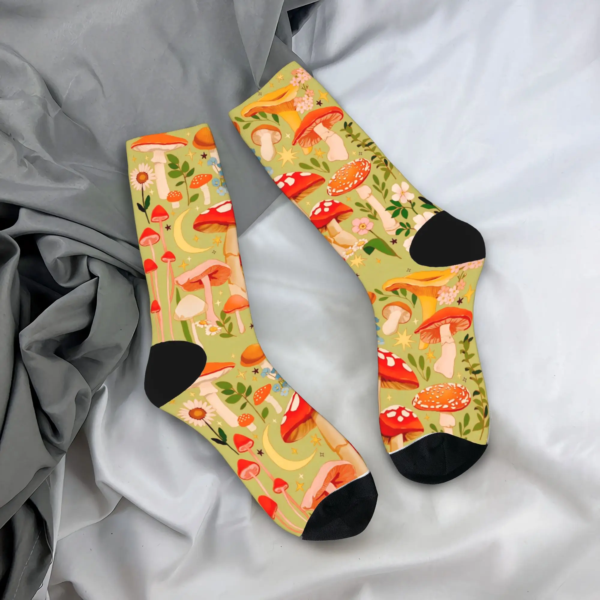 Calcetines coloridos coloridos para monopatín con dibujos de setas, calcetines de poliéster para mujeres y hombres, absorbentes del sudor