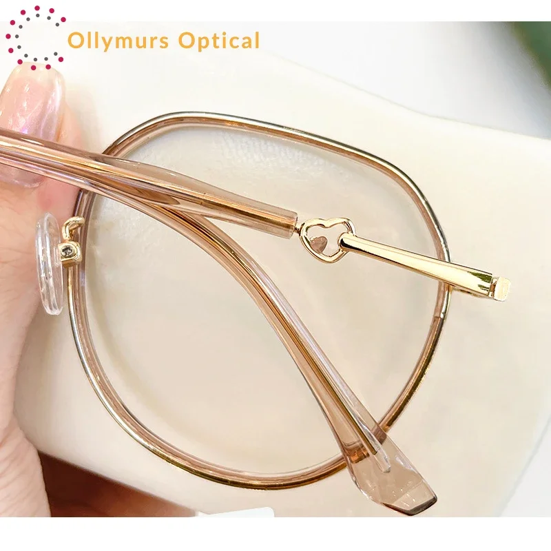 نظارات طبية نسائية خفيفة الوزن ومضادة للضوء الأزرق من Braz، إطار بسيط عتيق، عدسات تقدمية فوتوكروميك #3