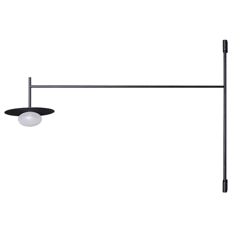 

Nordic, minimalist, long pole, wall lamp, minimalist post-modern design