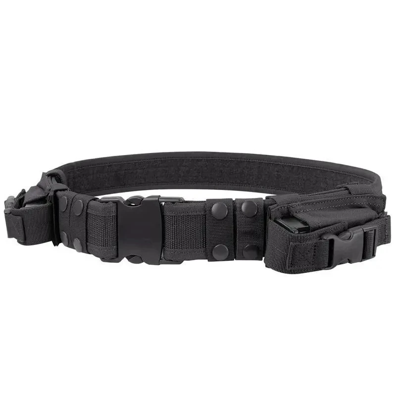 Outdoor Tactical Camouflage Military Training Belt Duty Combat Functional Waist Protector Hunting Hiking Assembly Belt