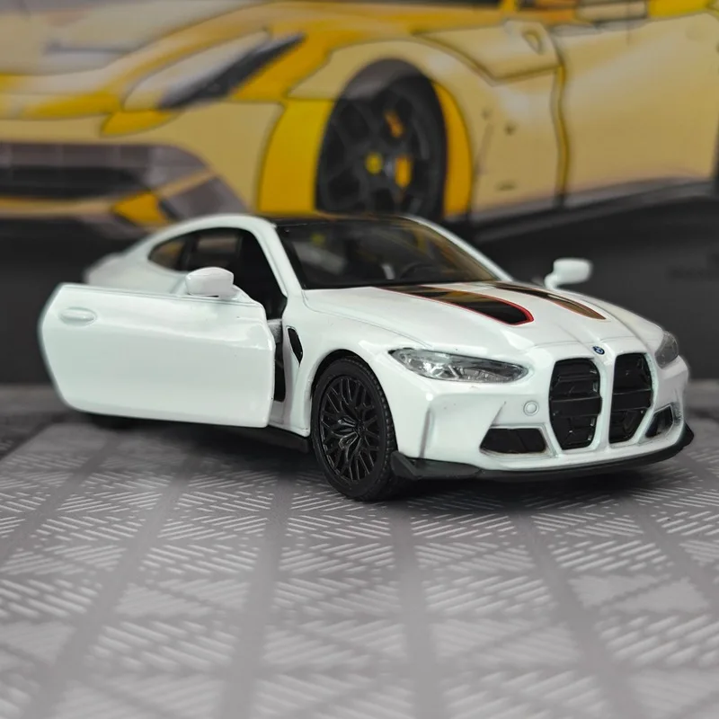 

Realistic M4 CSL coupe model 1:36 durable metal material classic sport look fun intelligence toy for boys and model collectors
