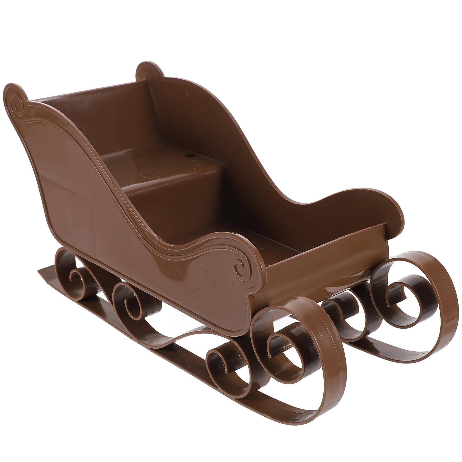 

Christmas Decorations Outdoor Sleigh Table Desktop Adornment Tray Ornament Light Brown Baby