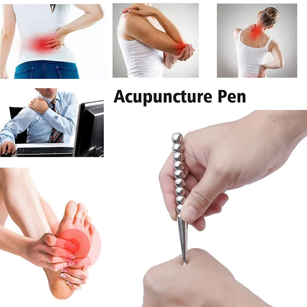 Acupuncture Pen Manual Acupuncture Pen Massage Deep Tissue Tool Manual Acupuncture Massage Pen Full Body Meridian Pain Relief