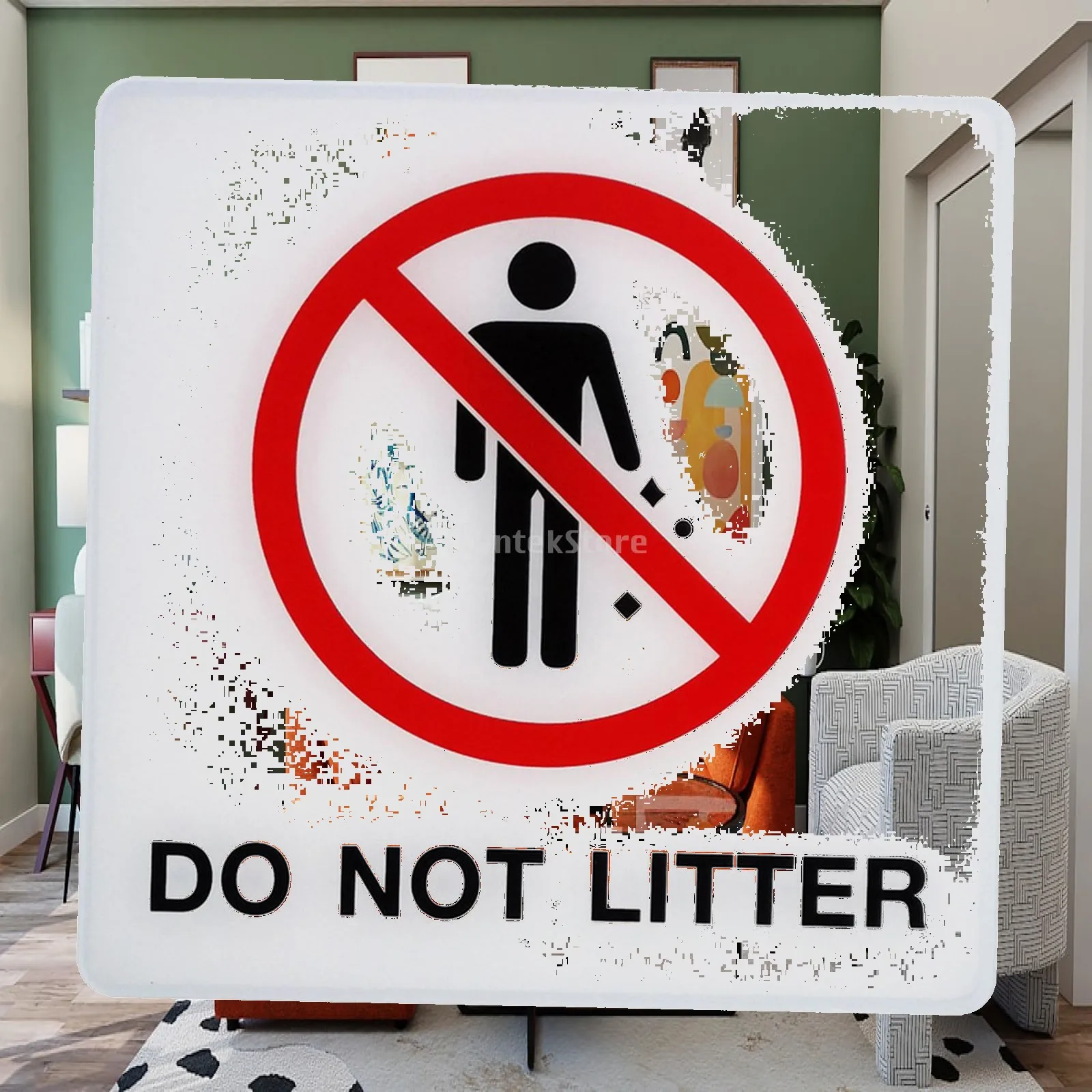 Acrylic Notice Sign Prompt Sign Warning Sign Self- Scenic Spots High for Restaurants