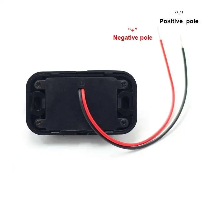 Панель зарядного устройства USB, настенное крепление, 12 В, двойной порт QC3.0 и PD, автомобильный адаптер для быстрой зарядки с кнопочным переключателем