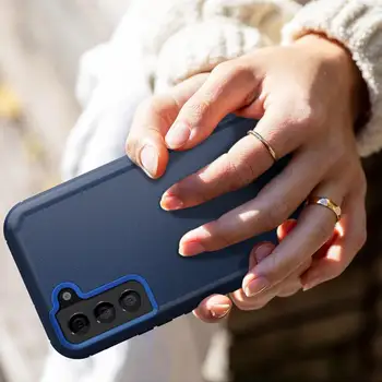 適用於三星 Galaxy S21 S21 Plus S21 Ultra S21 FE 5G 的防震手機殼,超薄堅固耐用,帶有腰帶夾。 10 最佳銷售 三星S21 FE手機殼 - №5