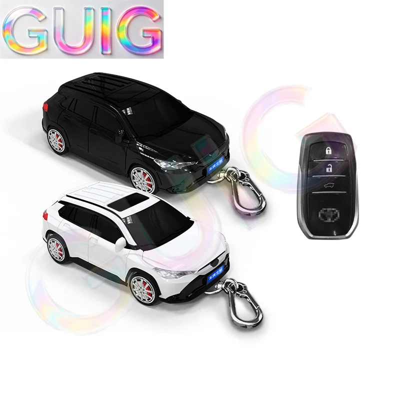For Toyota Corolla Corss Key Cover Frontlander Car Model Case Remote Control Protective Cover Modified Key Chain Accessories