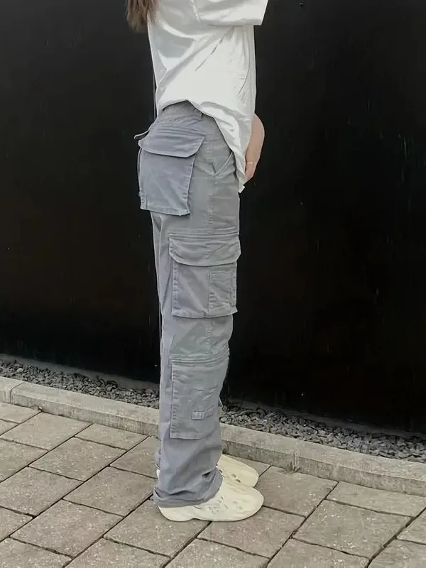 Jeans lunghi casual da donna Abbigliamento da lavoro Denim Vita alta Pantaloni lavorati a maglia slim fit Comodo cotone sottile estivo traspirante