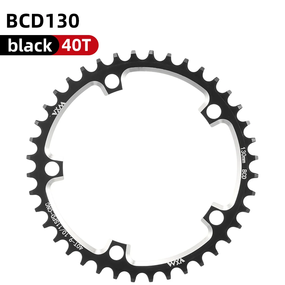 VXM Road Fiets 130BCD Crank Kettingwiel Fiets Aluminium 38T40T42T44T46T50T52T54T565860T Smalle Brede Kettingblad Fietsen Onderdelen