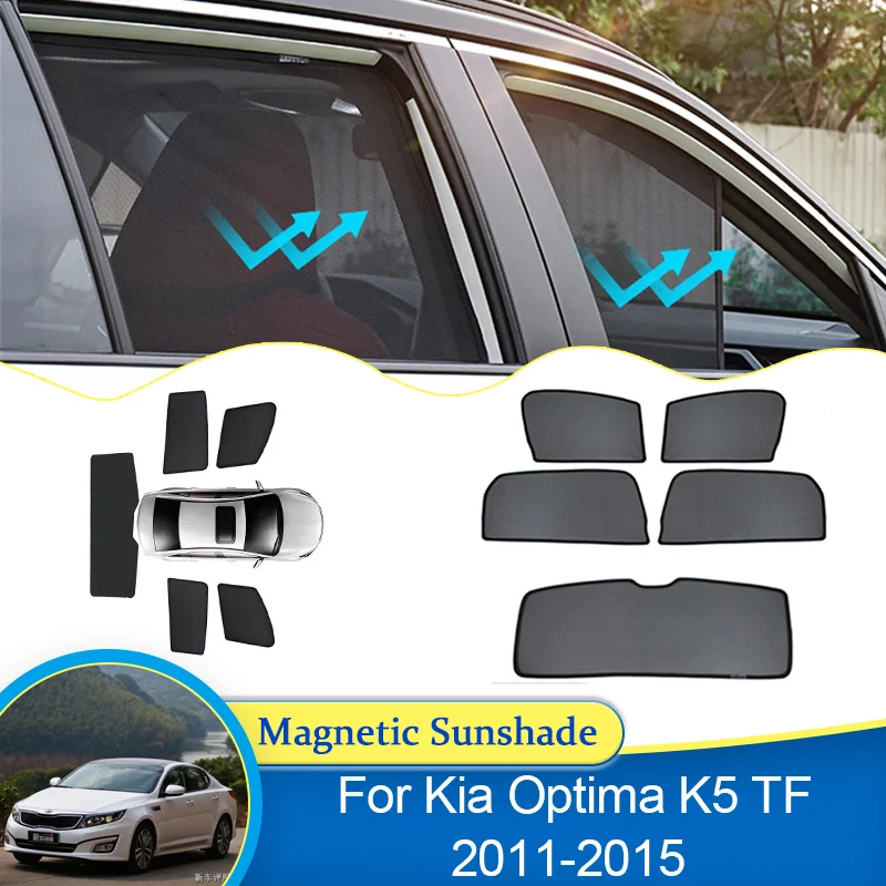 For Kia Optima K5 TF 2011 2012 2013 2014 2015 Sunshade Shade Visor Windshield Window Curtain Net Mesh Car Auto Part Accessories