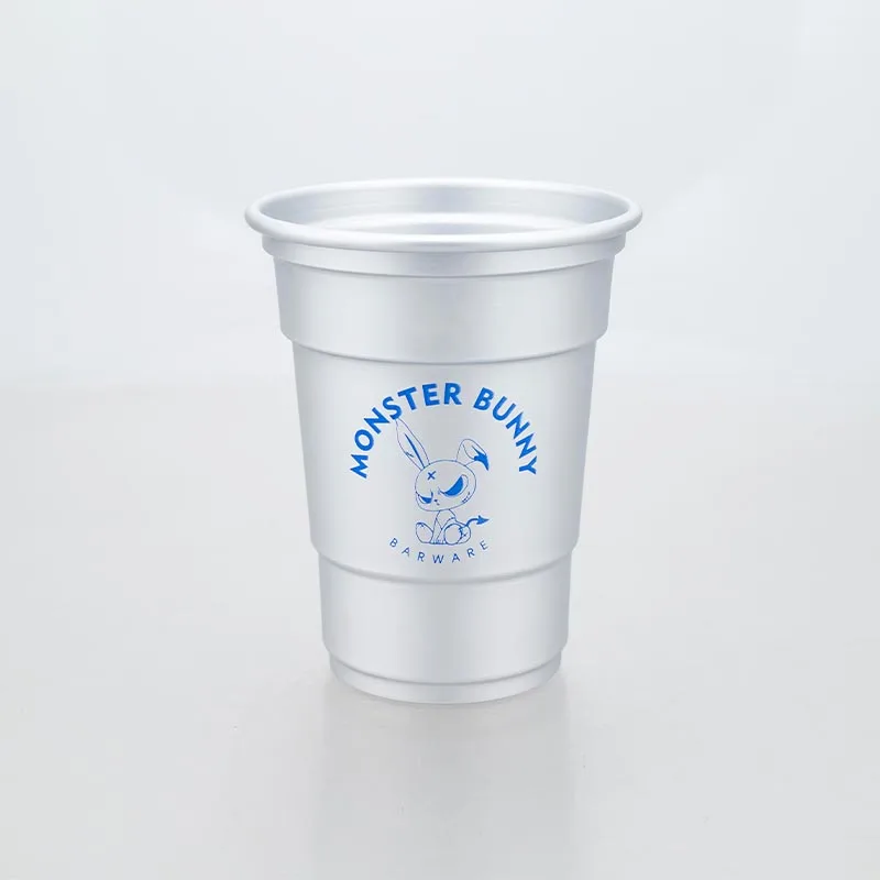 480ml Color Changing Step Aluminum Cups Black White Thermal Reactive Cold Drink Mug for Water Juice Bar Party Outdoor Use