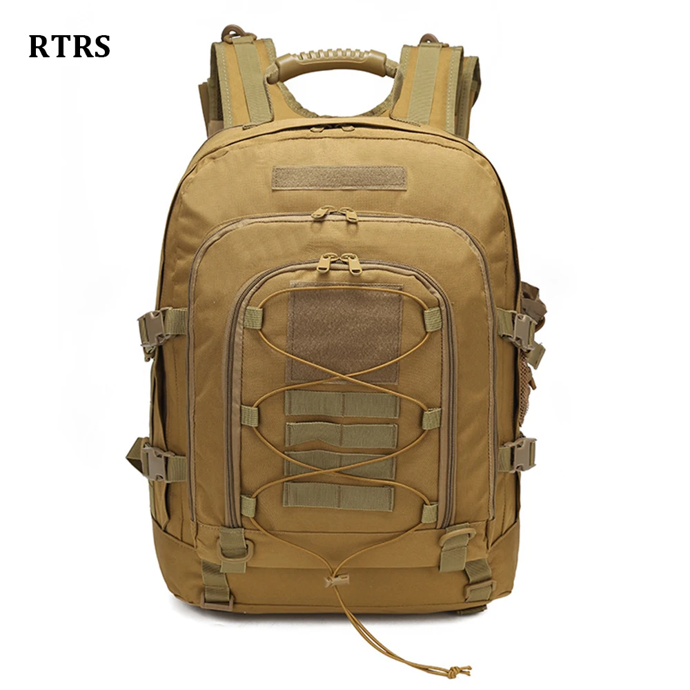 Large capacity Hunting Backpack Tactical Military Hiking Backpack Army Rucksack Outdoor Sports Fishing Climbing Waterproof Bag