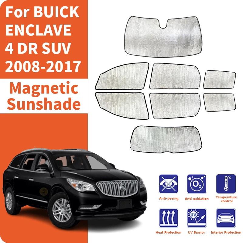 

Custom Car Window Sunshade Anti-UV Car Sun Window Visors Sunshade Covers Accessories For BUICK ENCLAVE 4 DR SUV 2008-2017