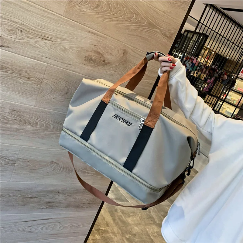 Travel Bag Large-capacity Men Women's Handbag Waterproof Storage Bag Short Distance Lightweight Business Trip Travel Oxford Bag