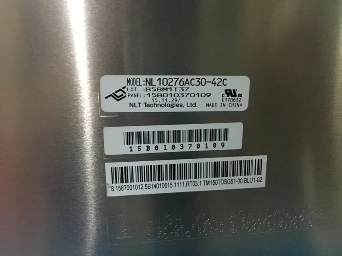 NL10276AC30-42C Tela LCD de 15 polegadas 1024 * 768