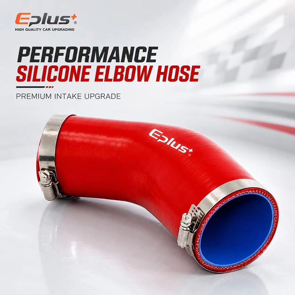 

Universal Red 45 Degrees Tubing Coupler Hose Car Turbo Intake Intercooler Pipe Connector Reducer High Temp Silicone Adapter