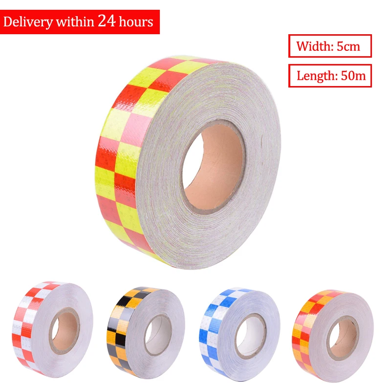 

Adhesive Reflective Sticker Safety Warning Tape For Car Safety