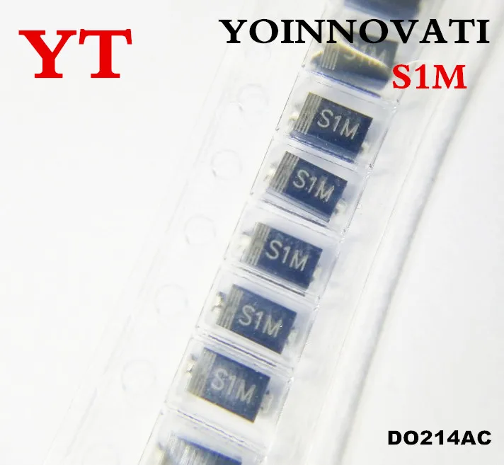 100pcs/lot S1M 1A 1000V SMA DO214AC  Best quality.