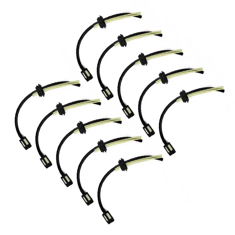 Replacement Fuel Line Kit Assembly Parts 10 Pcs/set Hose Pipe Filter Brush Cutter Lawn Mower Garden Plastic Rubber