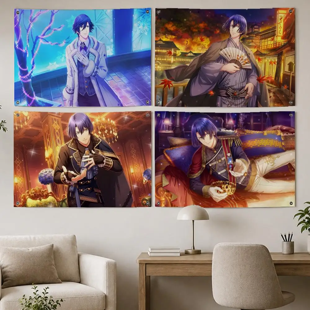Pop Anime Uta no Prince-sama Flags Room Home Decor Wall‑Hanging Art Banner, Outdoor for Bedroom Party Background Decoration