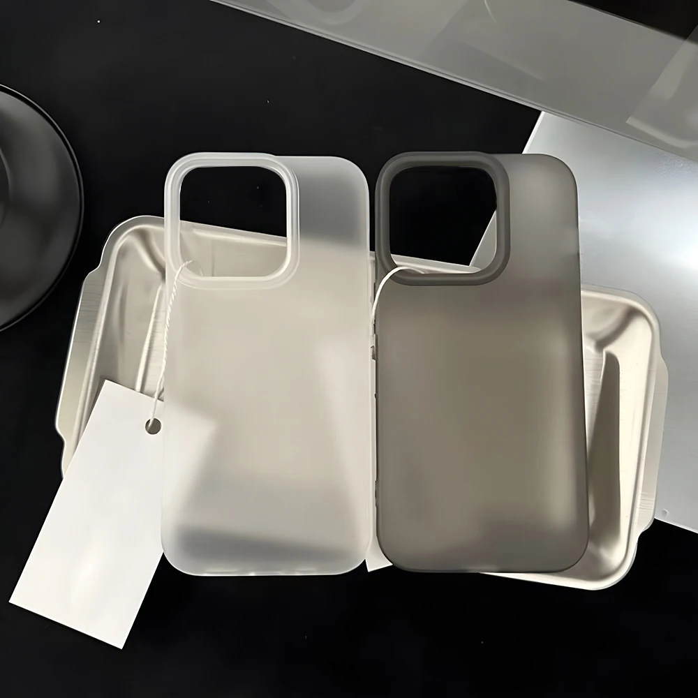 Transparente Telefon Fall Für iPhone 17 Pro Max 16 13 11 15 14 12 17 Air 17Promax Weiche Silikon Matte stoßfest Funda Abdeckung Coque