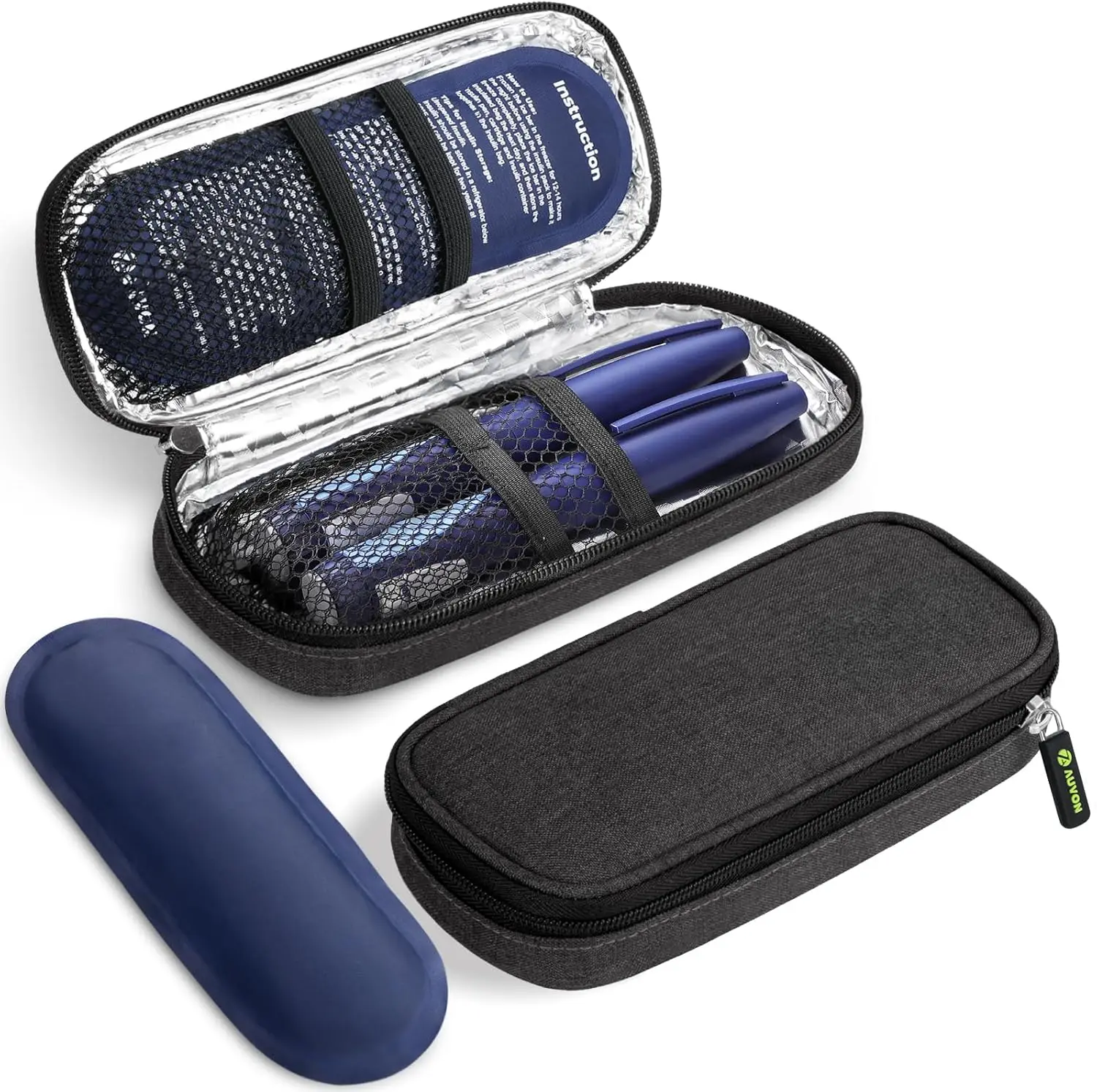 Insulin Cooler Travel Case with Ice Packs