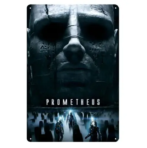 Prometheus Alien Prequel Movie Metal Poster Tin Sign - 20x30cm Plate