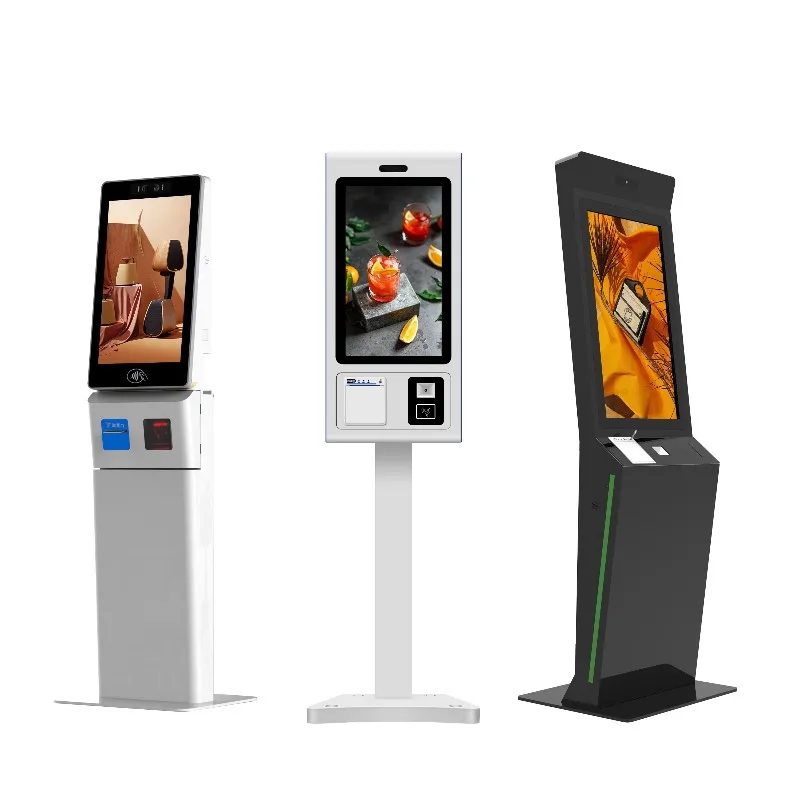 32 Inch Payment Kiosk Self-service Ordering Machine With Thermal Printer,  Code for Restaurants