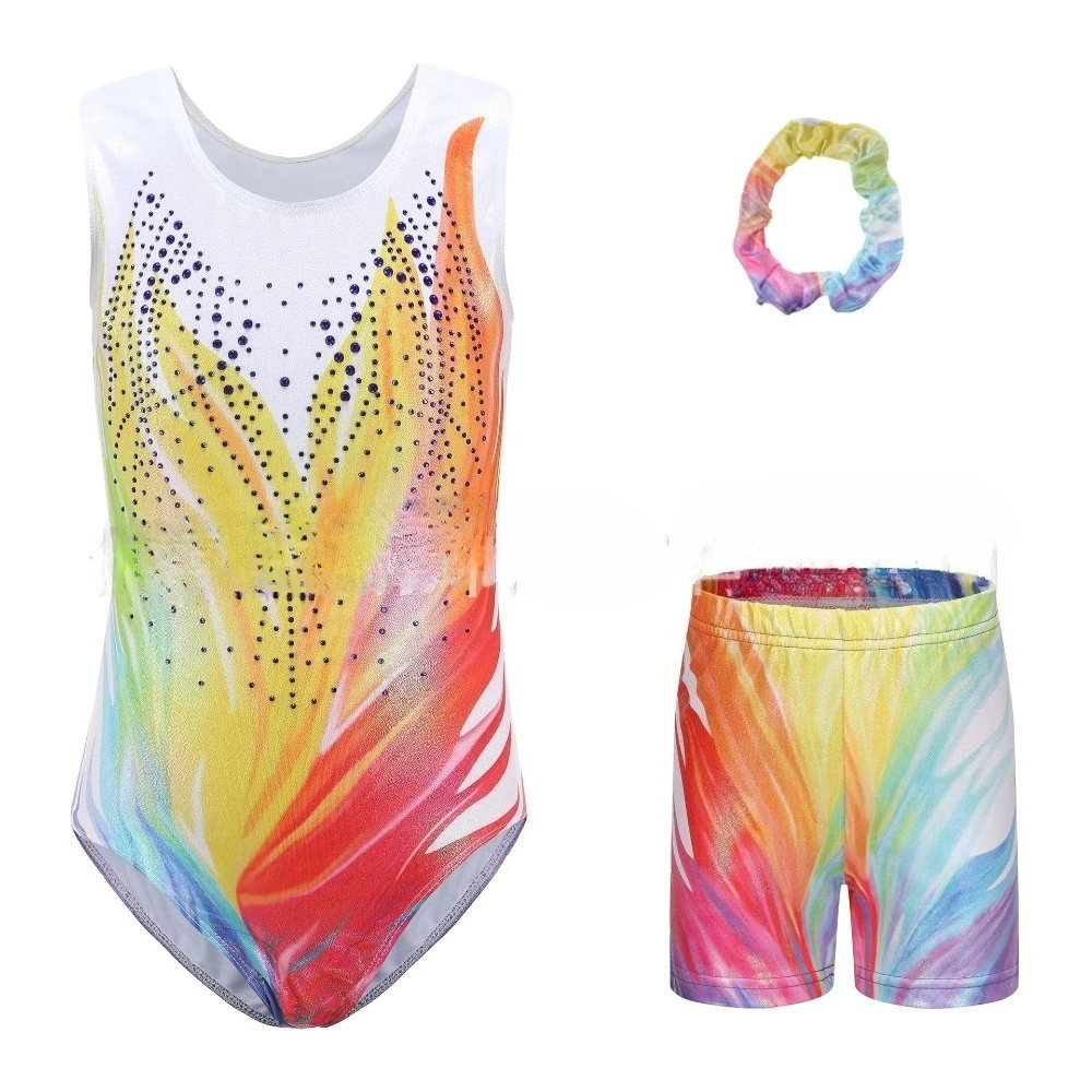 

Leotards for Girls Gymnastics Dance Wear Ballet Practice Uniform Kids Clothes Children Clothing Children's Set Stage Costume