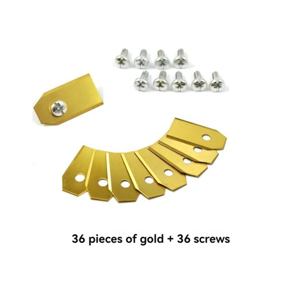 

For Husqvarna Automower Garden Stainless Steel Mechanical Mower Blades Smart Robot 36 Blades Mower Accessories