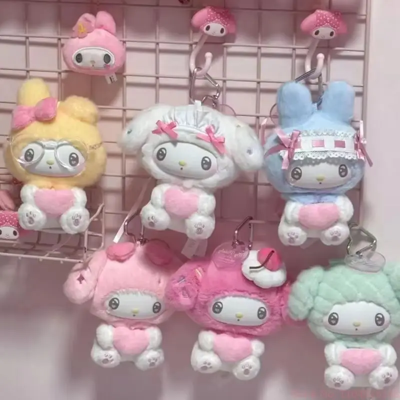 재고 있음 산리오 마이멜로디 50주년 기념 밀크캔디 시리즈 랜덤박스 비닐 인형 귀여운 가방 펜던트 미스터리 박스 장난감 선물