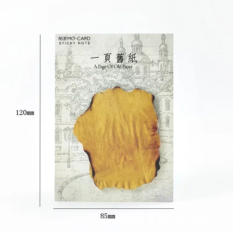 30 sztuk/opakowanie Vintage Notatnik Wielokrotnego Użytku Jedna Strona Starego Papieru 4 Style do Notatek Dzienniki