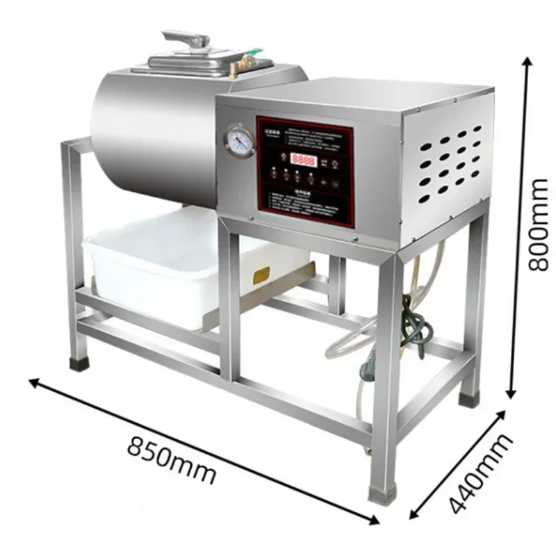 Máquina De Amassar Rolo De Vácuo Pequeno, Máquina De Carne Cura Comercial, Misturador De Frango Frito, Asas De Frango De Legumes Em Conserva