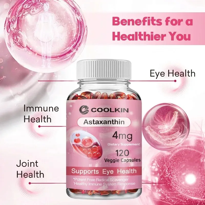 

Astaxanthin Extract Capsules Promotes Cardiovascular Health and Accelerates Metabolism Antioxidant Supplement