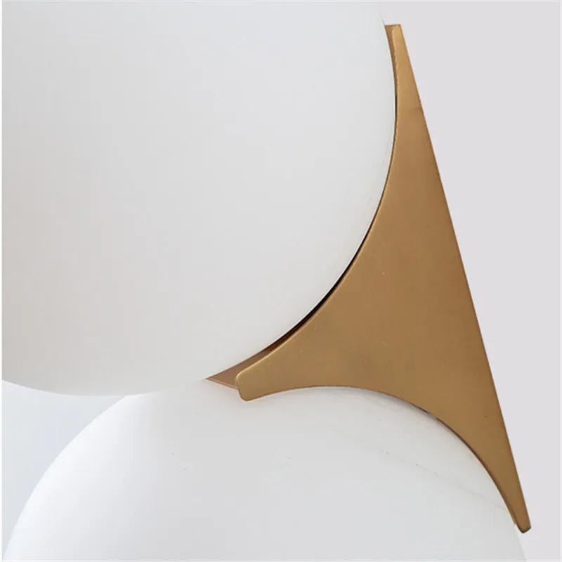 Imagem -06 - Nordic up And Down Wall Light Designer Decoração Simples Lâmpada de Bola de Vidro Escadaria Corredor Cabeceira Banheiro Luzes do Quarto