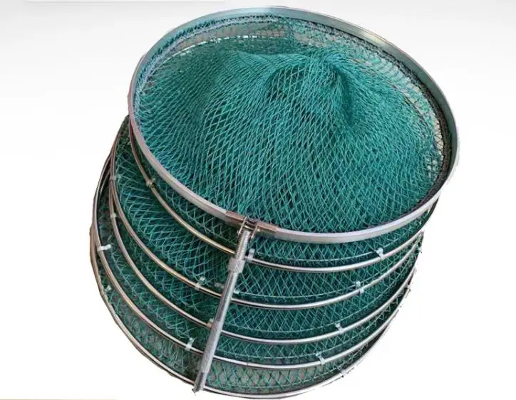 Thick Rubber Thread Fish Protection Hand Woven Small Hole Fish Protection Net Bag Anti Hanging Fast Drying Fishing Protection