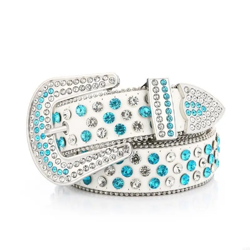 Shinning Belt Woman Hot Girls Y2k Girls Belt for Jeans Coat Decors