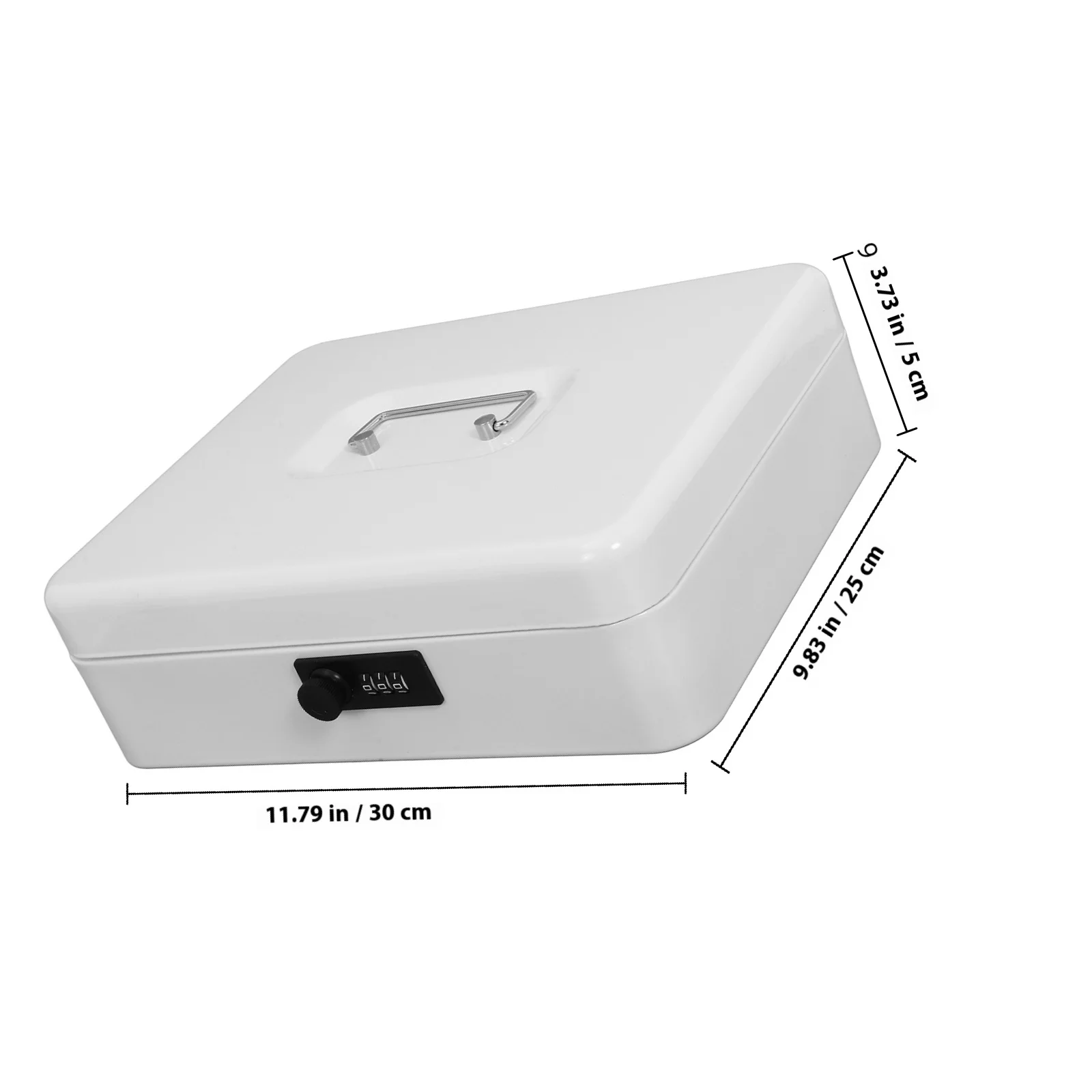 Password Security Cash Box Heavy Duty Metal Piggy Bank for Adults Large Capacity Iron Money Storage Safe Rust Resistant Solid