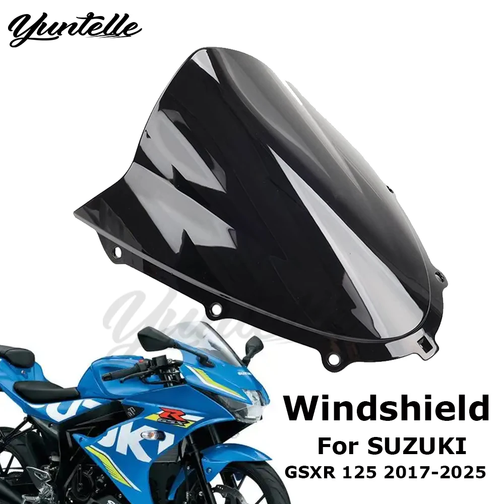 Windscreen Windshield For SUZUKI GSXR GSX-R 125 2017-2025 GSXR 150 Motorcycle Accessories Front Wind Deflectors Protector Shield