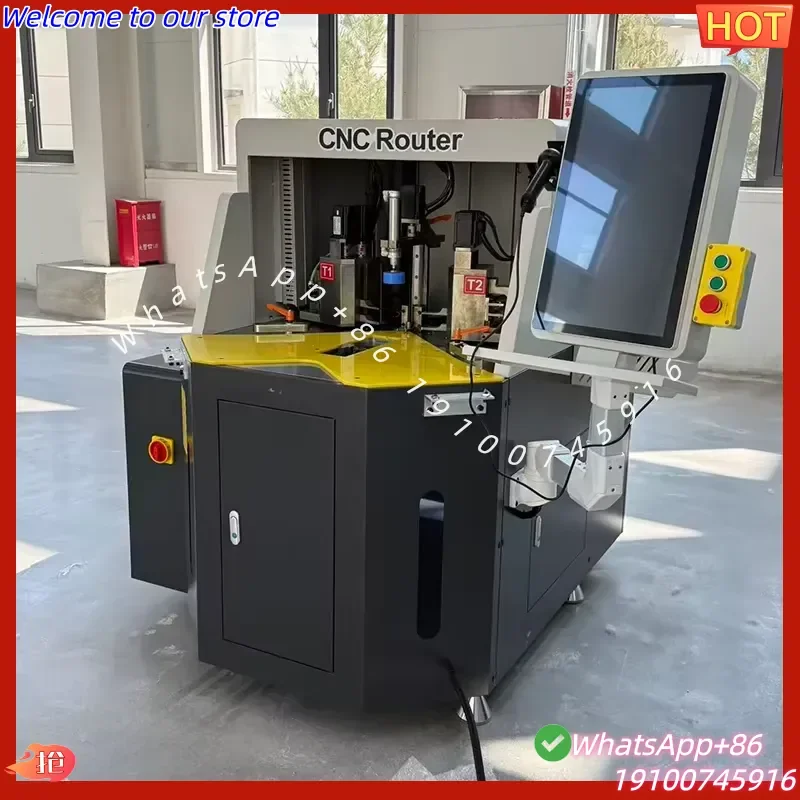 2026CE Automatic 10-Axis CNC Aluminum Window Corner Crimper with Servo Control Heavy Corner Joining Machine
