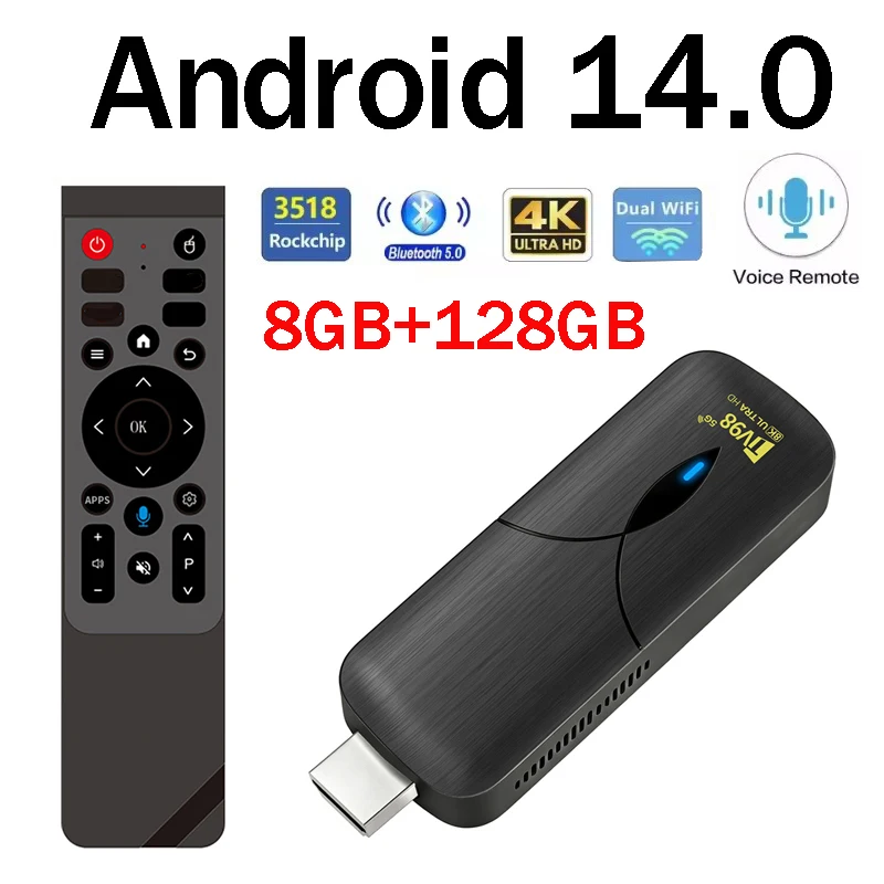 TV Stick RK3518 Quad Core Andr - 4K Media Player reseña y precio