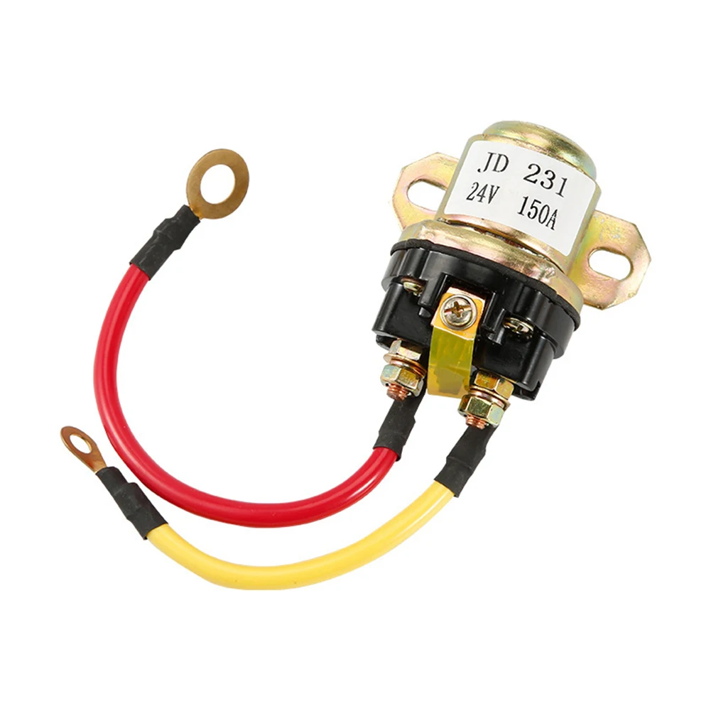Glow Control Relay Car Starter Relay Cold Start Assistance 1H 1A Contact 100,000 Operations 12V 24V Dual Voltage