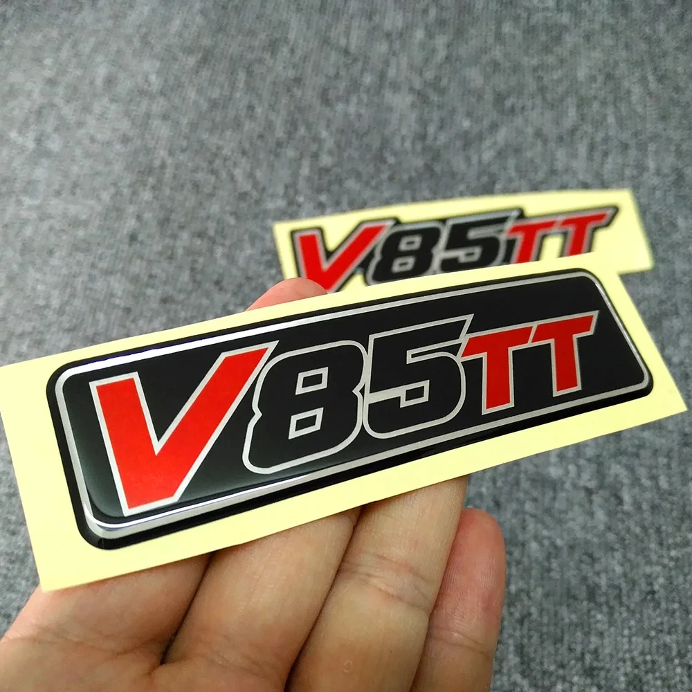 V85TT stiker Motor สำหรับ Moto guzzi แผ่นแปะถัง V85 TT สติ๊กเกอร์ป้องกันกระเป๋าเคสอลูมิเนียมป้องกัน V 85 TT สัญลักษณ์2019