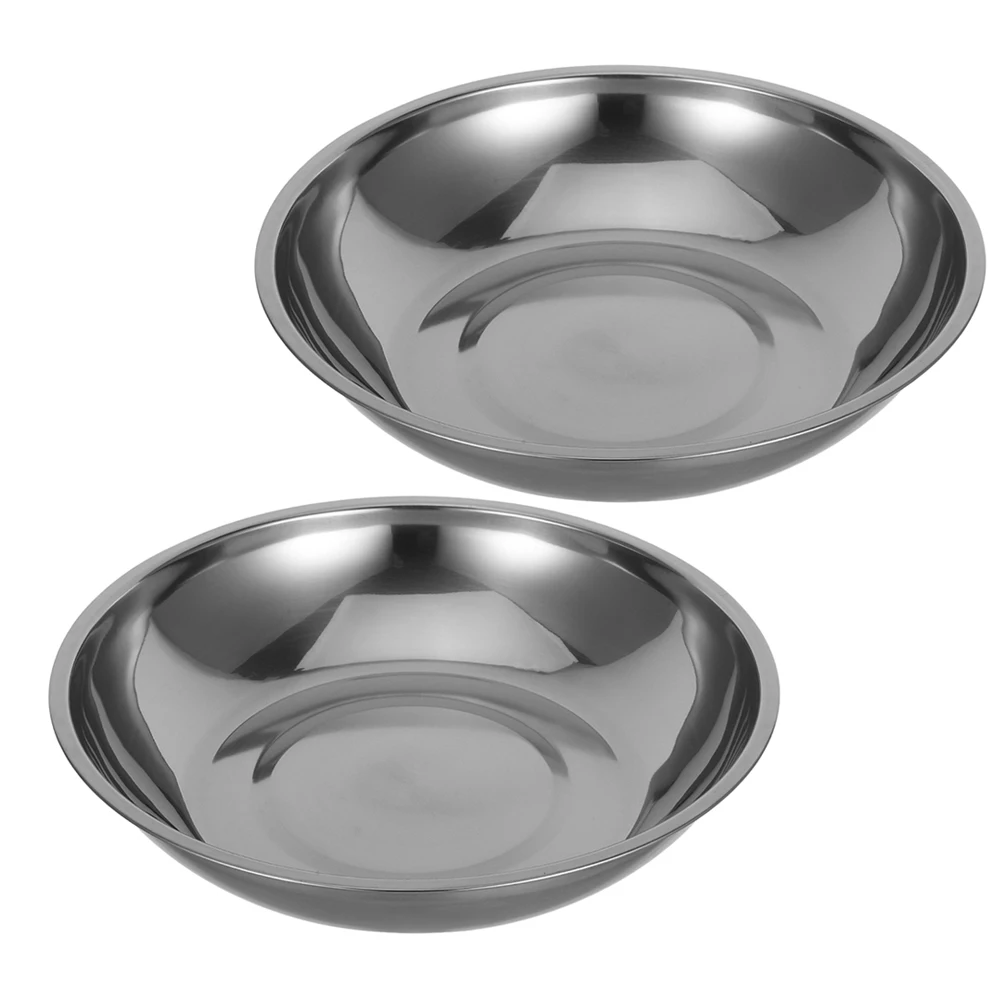 

2pcs Stainless Steel Weighing Dish High Precision Scale Tray Large Capacity Metal Weigh Boat For 25Cm